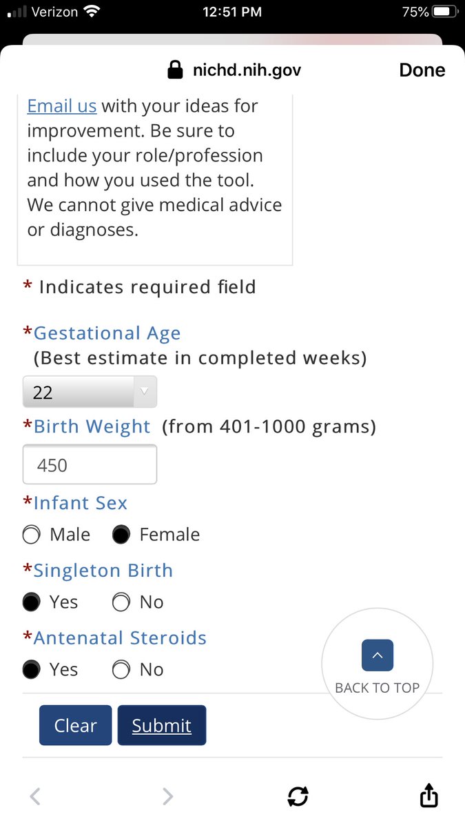 So let’s just play with some data. Let’s say you are 22 weeks pregnant with a girl. You have time to receive steroids. There is a 32% average chance of survival with only 5-11% chance of PROFOUND NDI. But what will drs quote?