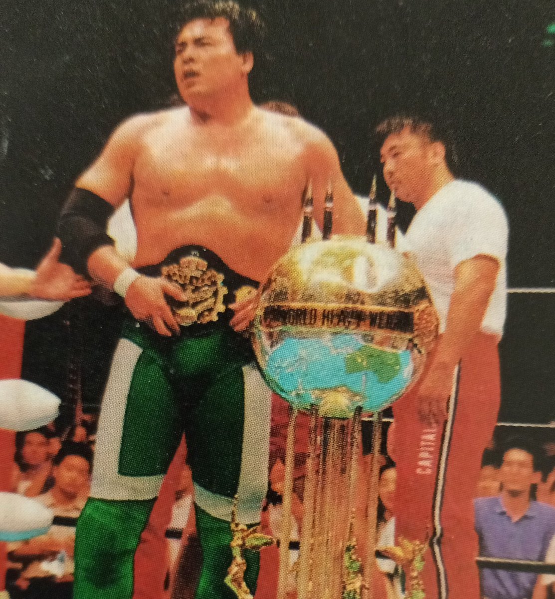 Rasslin' History 101 on Twitter: The great Mitsuharu Misawa wins his first  of what would be an eventual five Triple Crown Championships,defeating  fellow legend Stan Hansen in Tokyo back on August 22,1992.…