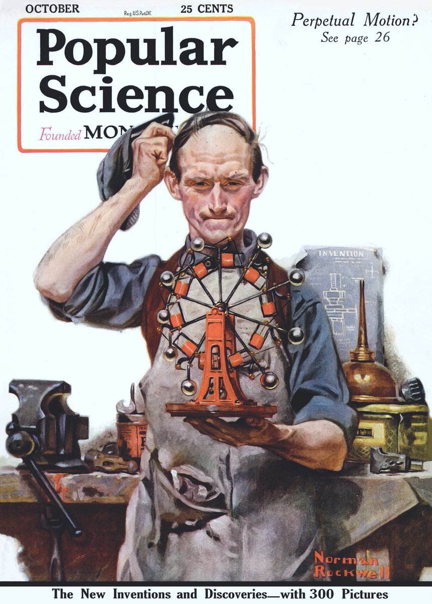 The range of publications that Rockwell worked for was diverse, as was the level of preparation he made. The unfinished ration image shows the latter. Literary Digest (1919), The US Army Teaches a Trade (1919), Norman Rockwell visits a Ration Board (1919) & Popular Science (1920)