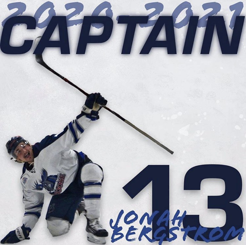 O Captain! My Captain! 
We are excited to announce that Jonah Bergstrom (@Isnarpbarsouth) will be wearing the "C" this season! 

#Moose // #AntlersUp