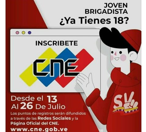 #29Jul
#ParticipaYElige

@Mippcivzla 
@PresidencialVE 
@NicolasMaduro 
@enialmonte
@alvarodap
@mario310561
@esilvaubv 
@escobarj291 
@EGMorenoR 
@yyyyyulanni6 
@EProfeguerrero 
@pcanelon86 
@AlexnaderColme1 
@Rebeca08480266
@Ilianamsv
@Franyel32884488 
❤❤❤❤❤❤
👇👇👇👇👇👇