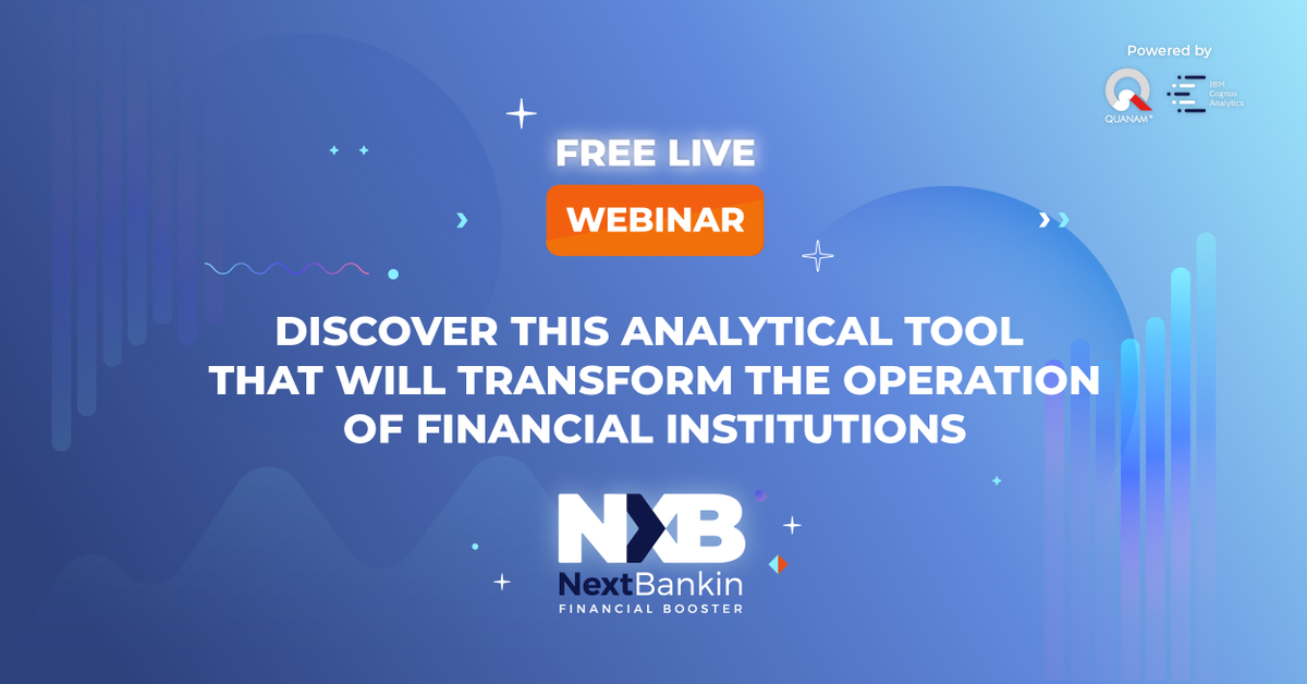 QuanamCorp's tweet photo. In difficult times, speed and proactivity are key for success.
We introduce Nextbankin, a solution that allows you to have complete and standardized information, updated in real time and accessible to the entire team from one source. https://t.co/SsAlviNaIw #BankAnalytics https://t.co/GZrxYpcOUT