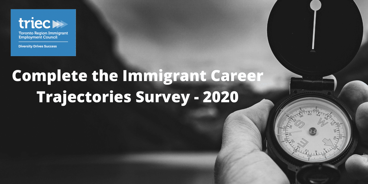 TRIEC's tweet photo. SHARE: How can we ensure #immigrants find good quality #employment or pursue meaningful self-employment opportunities, particularly during #COVID19 recovery? If you are an immigrant, take our survey to help answer this question: https://t.co/Nzn1OyC4Z9 https://t.co/MijJ20qsBX