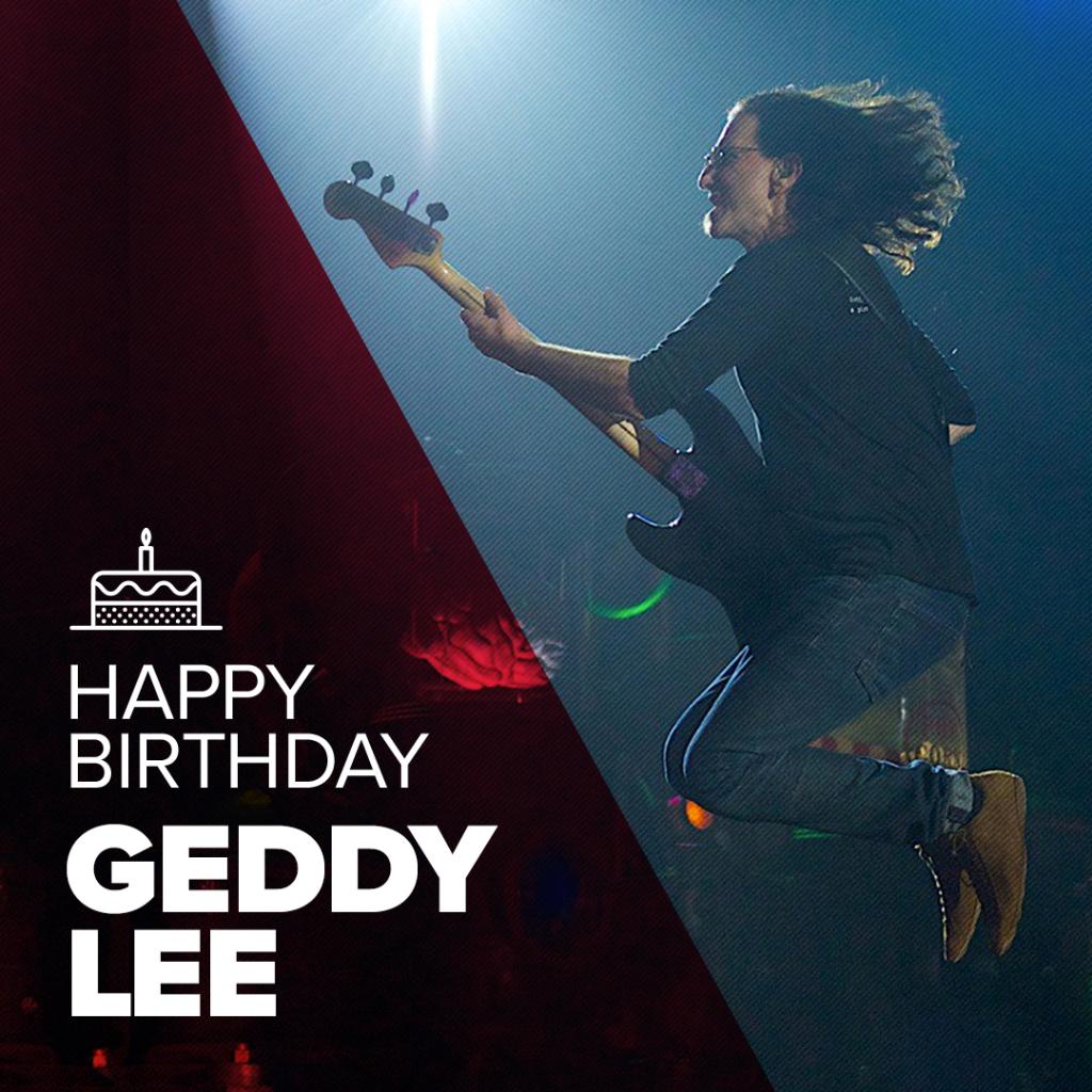 Join us in wishing a Happy Birthday to the incomparable Geddy Lee. 