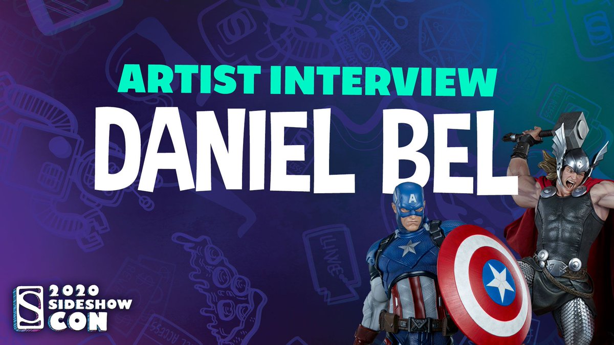 collectsideshow's tweet photo. In case you missed it--Associate Art Director Daniel Bel sat down for an awesome interview about art &amp; comics that you can watch at https://t.co/EK4HHHvyeu!

#SideshowCollectibles #SideshowCon #DanielBel https://t.co/kFinptvZhe