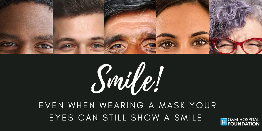 Did you know? A true, genuine smile (referred to as the Duchenne smile) actually engages the orbicularis oculi muscle around the eye, but a posed smile does not. So yes, others can tell if you’re smiling behind your mask! 
#wearamask #wearamaskandsmile