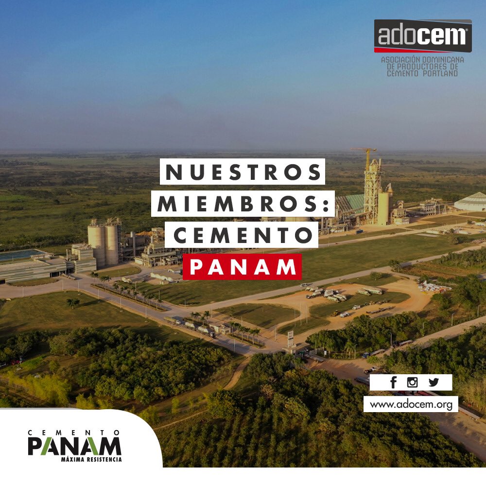 <a href="/CementoPANAM/">Cemento Panam</a>
Su fábrica de cemento, cerca de Santo Domingo, posee una capacidad de producción de 1.2 mm de toneladas de cemento al año. Considerada entre las más modernas de RD, esta planta cuenta con equipos de óptima eficiencia y un modelo de producción responsable y limpio.