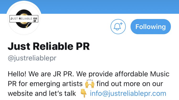 We’re so happy to see our good friend <a href="/joeramseymusic/">Joe Ramsey</a> start up an indie PR outfit in <a href="/justreliablepr/">Just Reliable PR</a> 🌟

They’re already supporting a whole host of emerging talent, hit the follow button for new exciting updates! ☺️🎶