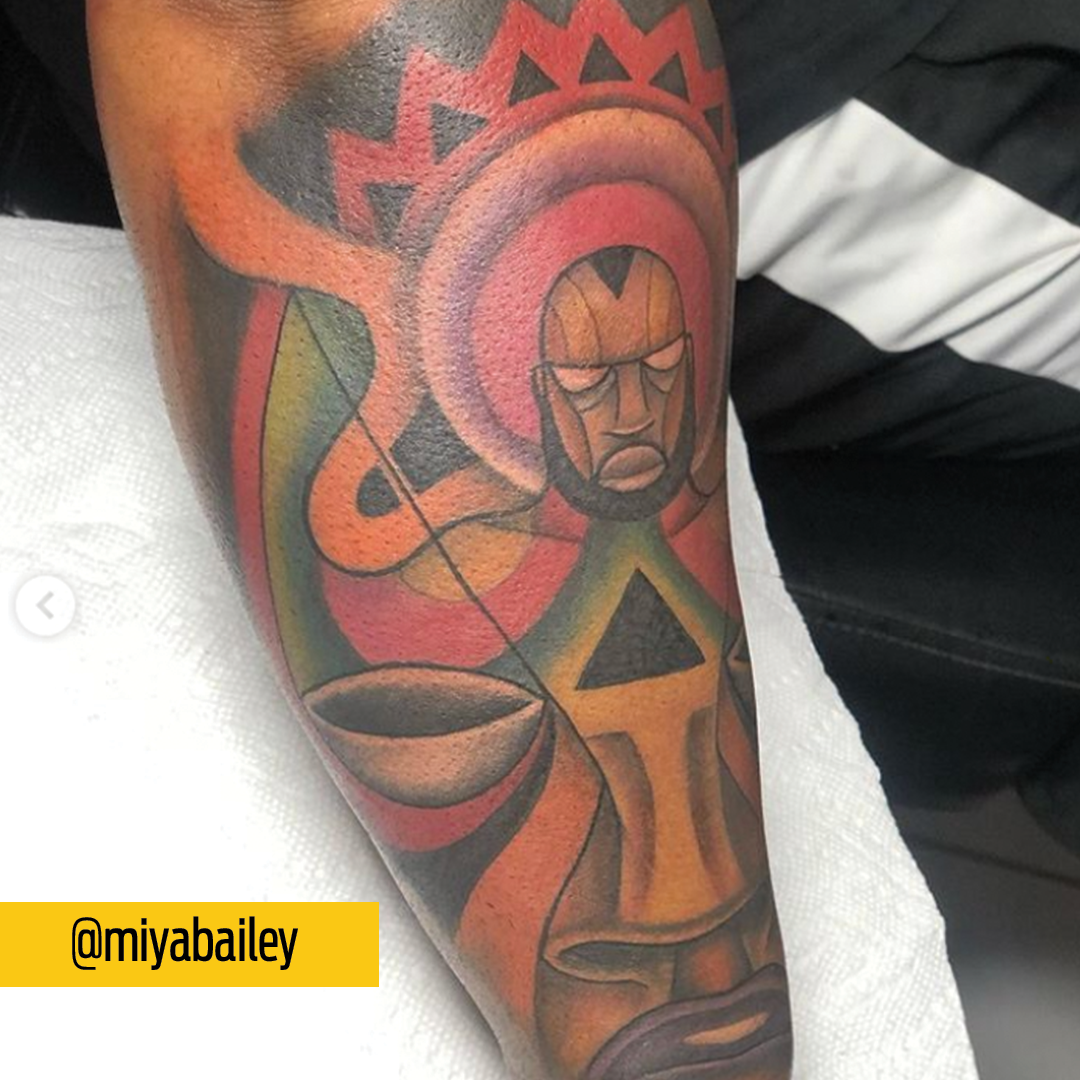 abeabeauty's tweet photo. Great Tatoo artist shouldn't be afraid of darker skin. Our skin is so beautiful, so enhancing it with tattoos can be magical. Here are some dope tattoo shops we are feeling!
@miyabailey @whoiscoreydavis 

#abea #andbeautiful  #tattoodesigns #blackTattooing #blacktattooartist https://t.co/qcmCrNHFOv