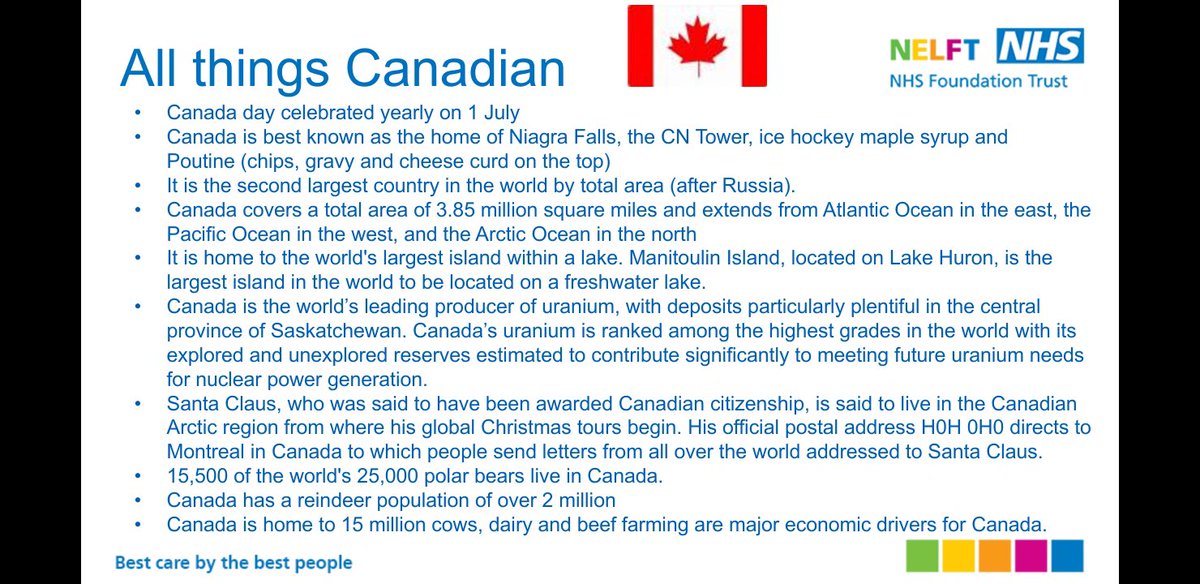 cmwesterhof's tweet photo. Thanks to the #NELFTcomms team for being so kind and generous in having me join the team for a couple months, teaching me so much, and for such a fun Canada-themed send off! 🇨🇦🇬🇧 Also, seems I need to brush up on my Canada trivia - who knew there are so many polar bears! https://t.co/3ONNps06vA