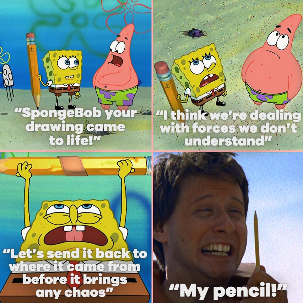 頑皮小海綿大電影電影金句：SpongeBob SquarePants: All right folks, this one g... -  EnjoyMovie, image size:1024x1024