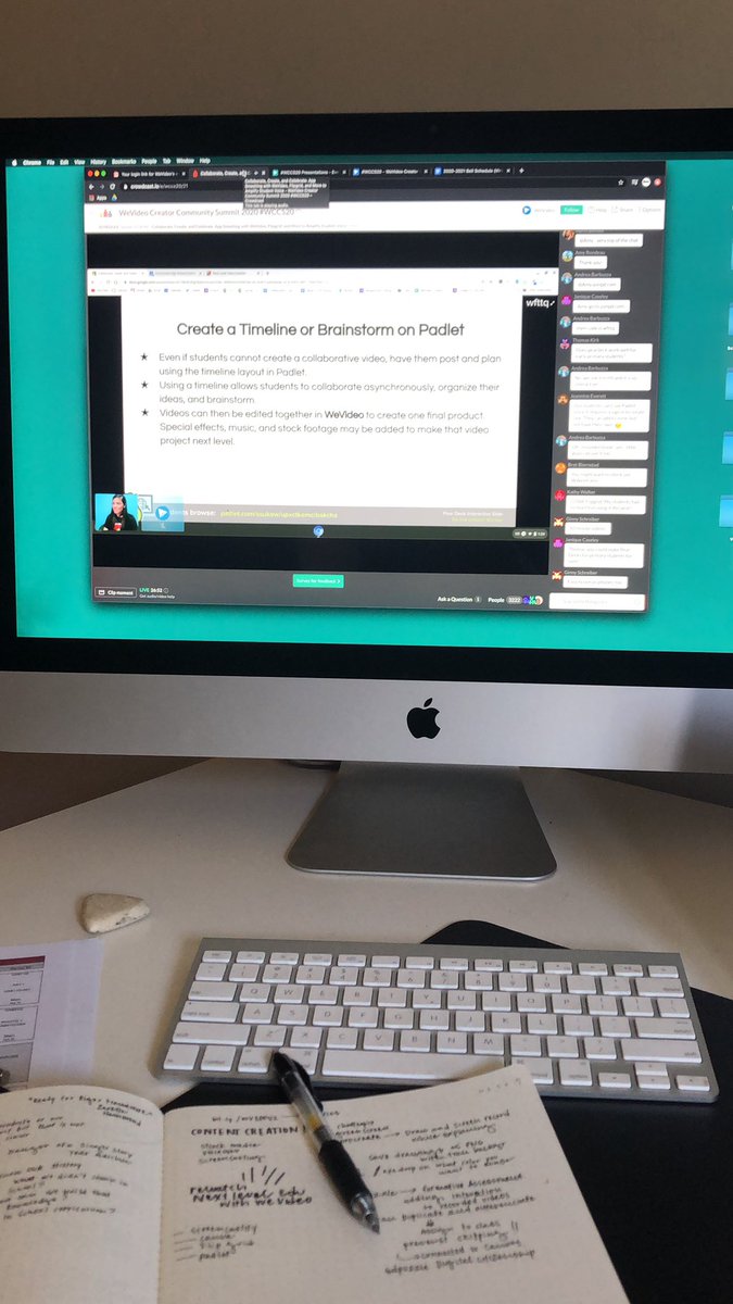 MsMayesTDHS's tweet photo. Loving these tools for real-time collaboration and assessment!! Thank you @Steph_Sukow . I’m in love with all the new ideas and learning today from this creator community @WeVideo  #WCCS20 https://t.co/RWLnehdgck