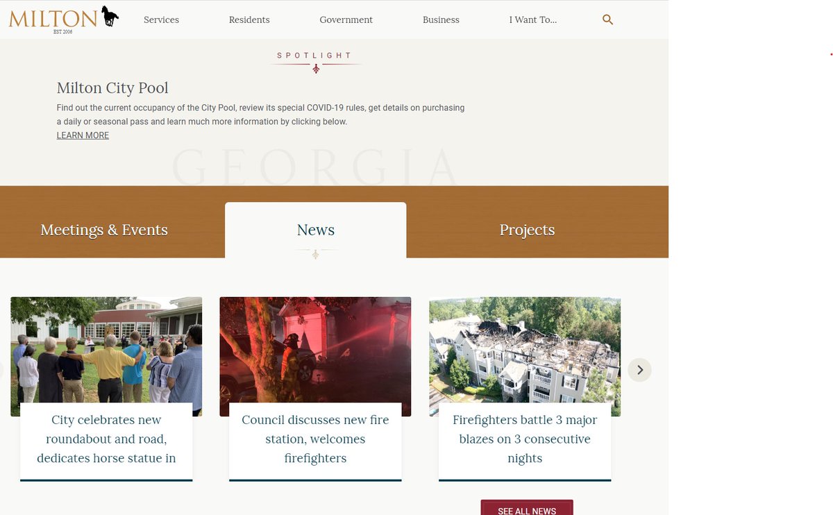 cityofmiltonga's tweet image. Check out the City of Milton&apos;s new website - cityofmiltonga.us/- which we launched today. It&apos;s designed to be more informative, easier-to-use and packed with helpful details for you. #MiltonGa #WebLaunch