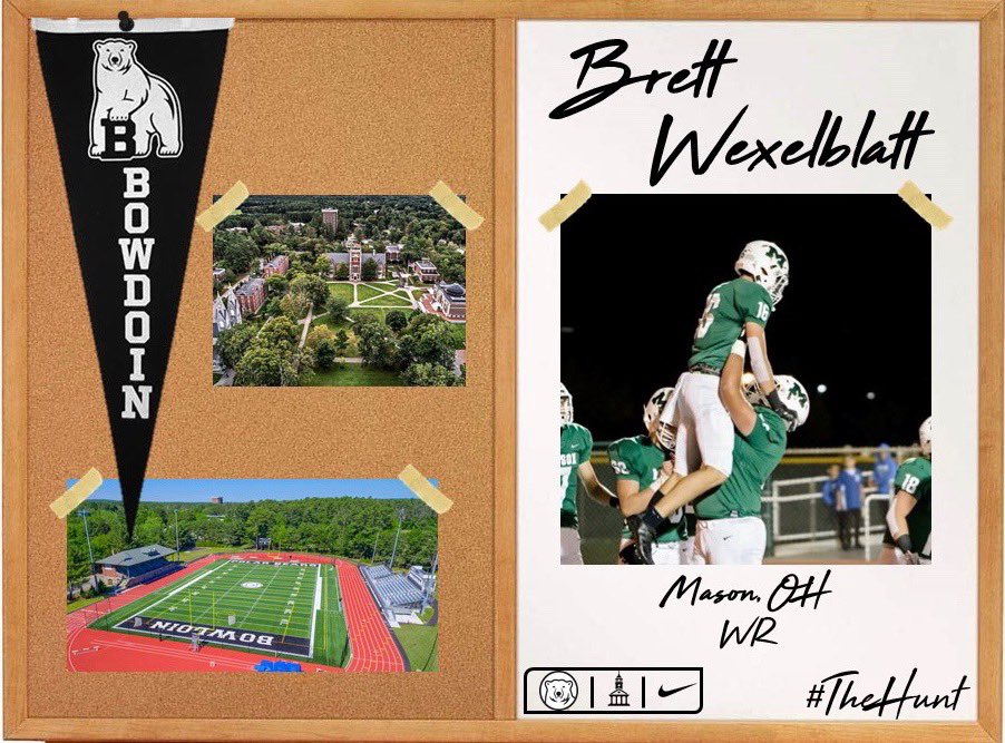 Thankful to receive an offer from Bowdoin College! Thanks to <a href="/CoachBJHammer/">William Hammer</a> <a href="/Coach_Layer/">Braden Layer</a> <a href="/BowdoinFB/">Bowdoin Football</a> <a href="/CoachCastner/">Brian Castner</a>