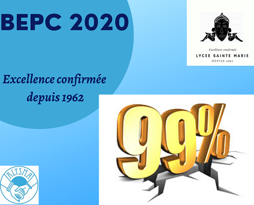 #BEPC2020
Félicitations à nos cadettes du Lycée Sainte Marie de #Cocody qui realisent un beau score de 99%
 Sur 231 candidates, nous enregistrons 229 admises pour 2 échecs.
#FiereAlysma #madebyLysma 
#civedu 1/2