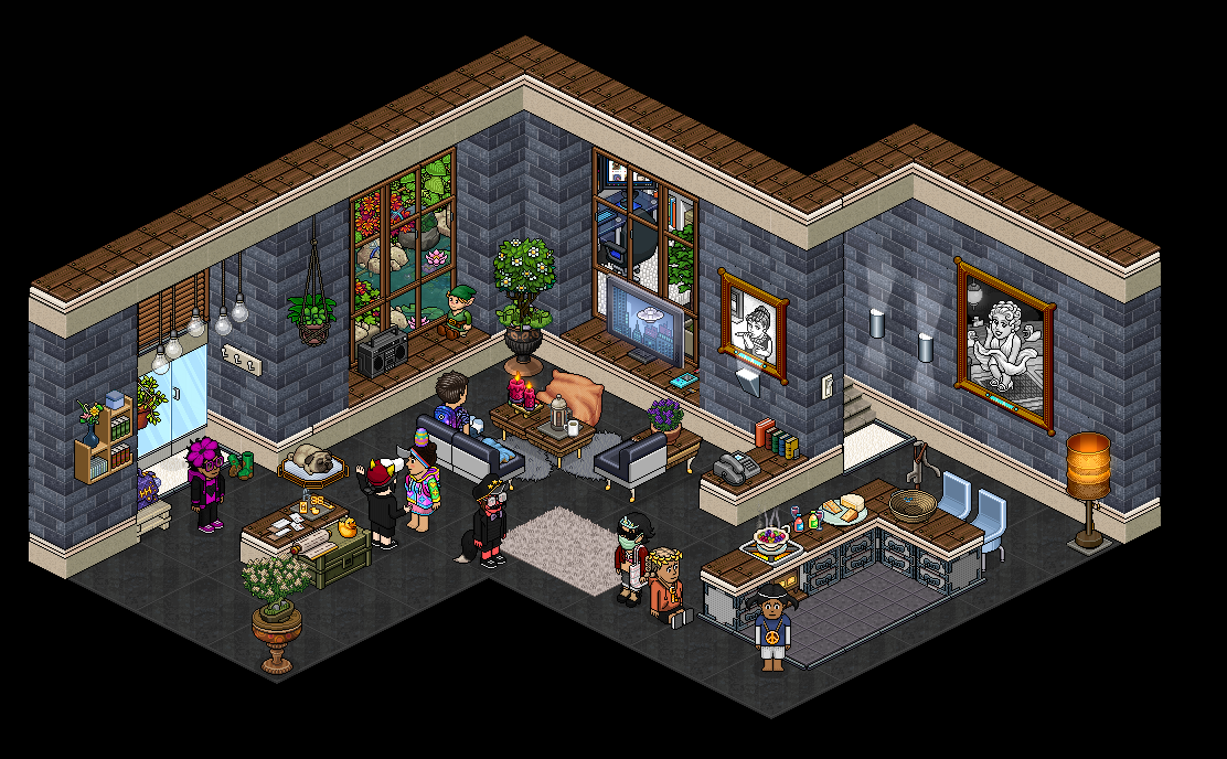lannyhabbo's tweet photo. Huiskamertje 🛠️ #Modern #Habbo #New  #Details https://t.co/P4FJlHLa8L