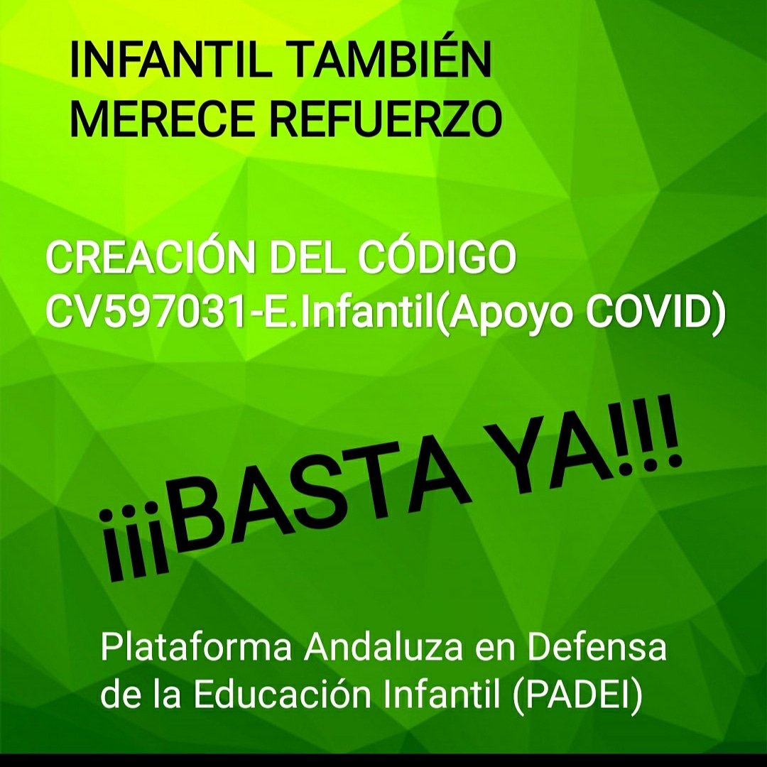 MCarmen60541266's tweet photo. @javierimbroda #masvacantesparainfantil031
#apoyocovidinfantilCV597031
#bajadaderatios
#educacionsegura https://t.co/gEuhvvwJdN
