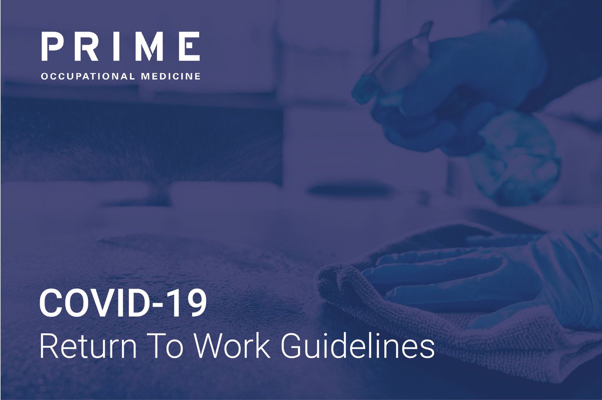 PrimeOccMed's tweet image. View our updated return-to-work guidelines at primeoccmed.com/covid-19-workp…. Make sure you are staying up-to-date with the latest guidance to keep your employees safe and operations running.  

#workplacemangement #safetysolutions  #workplaceguidelines #returntowork #covid19