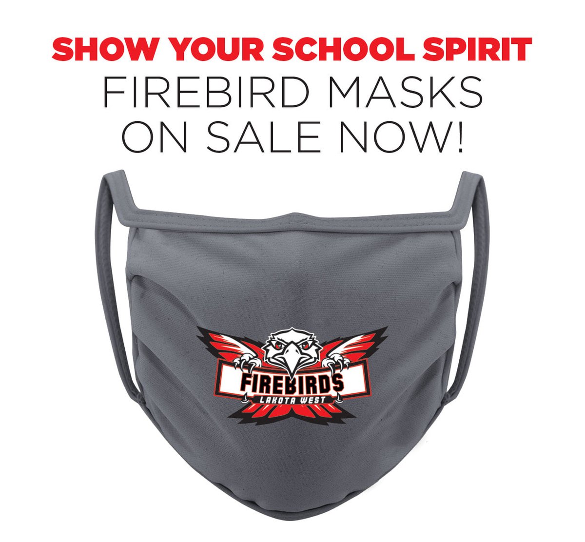 LW_Boosters's tweet photo. Masks will be on sale Friday, July 31 in the Athletic office for $8.00. First come - first serve. Limit 5 per person please. No sales on Thursday, July 30. @LakotaWestAD @FirebirdTweets https://t.co/mBGjq5bjLJ