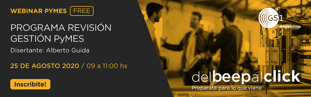 GS1argentina's tweet photo. #WebinarPyMEs ➡️¡Aprendé con los expertos todo lo que necesitás saber para emprender este nuevo desafío! #DelBeepAlClick 🔗Inscribíte GRATIS en https://t.co/3X5ndfk9DH https://t.co/koMkYt460A