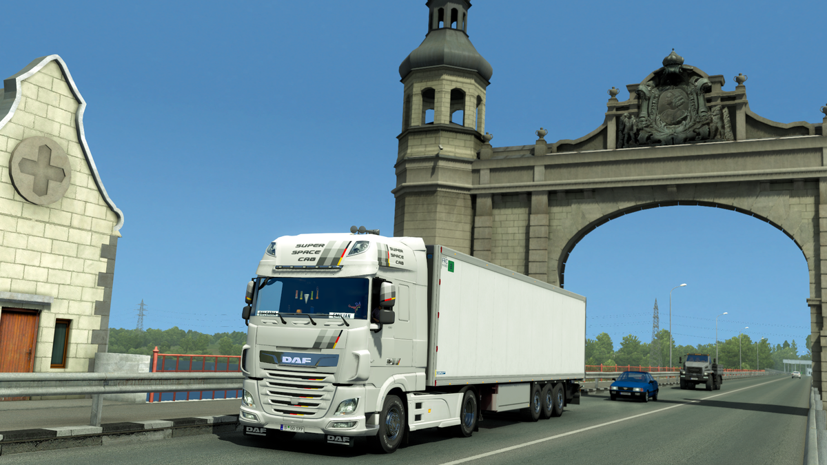 Ferlius3's tweet image. Favorite way of spending my free time, thanks to @SCSsoftware , driving around with the favorite truck brand #DAFUnityEdition .