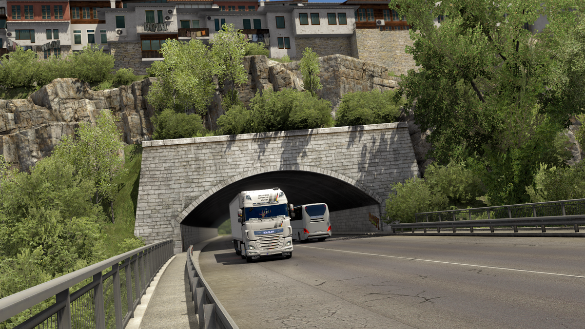 Ferlius3's tweet image. Favorite way of spending my free time, thanks to @SCSsoftware , driving around with the favorite truck brand #DAFUnityEdition .