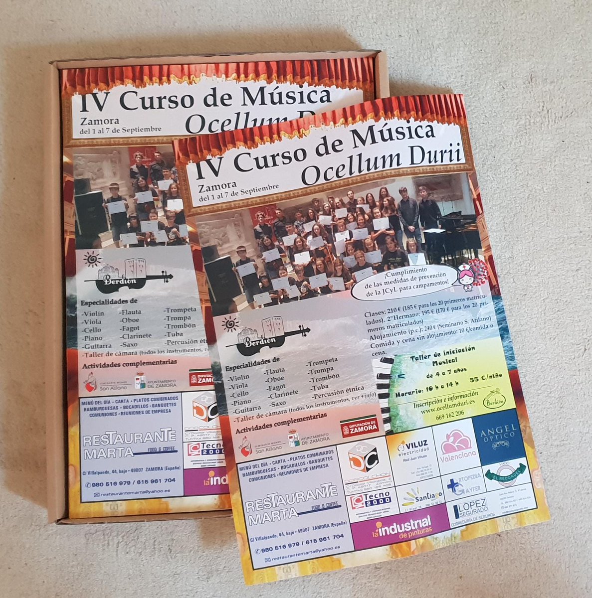 acberdion's tweet photo. Ya tenemos aquí los Carteles del IV Curso Ocellum Durii. https://t.co/K39rgp08rl