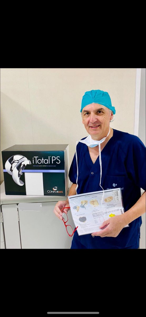 medcomtech_sa's tweet photo. Esta tarde el Dr.Ginebreda ha utilizado una prótesis de rodilla personaliza Conformis en la Clínica Quirón Dexeus. Todo el instrumental esta fabricado en 3D y diseñado especificamente para cada paciente.
@conformis 
@medcomtech_sa 
@QS_Dexeus 
#siempreconlosmedicos https://t.co/Gk51UDNSYL