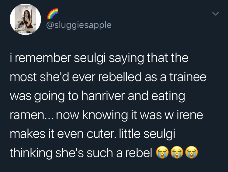 Seulgi has spent her most “rebellious” moment with Irene