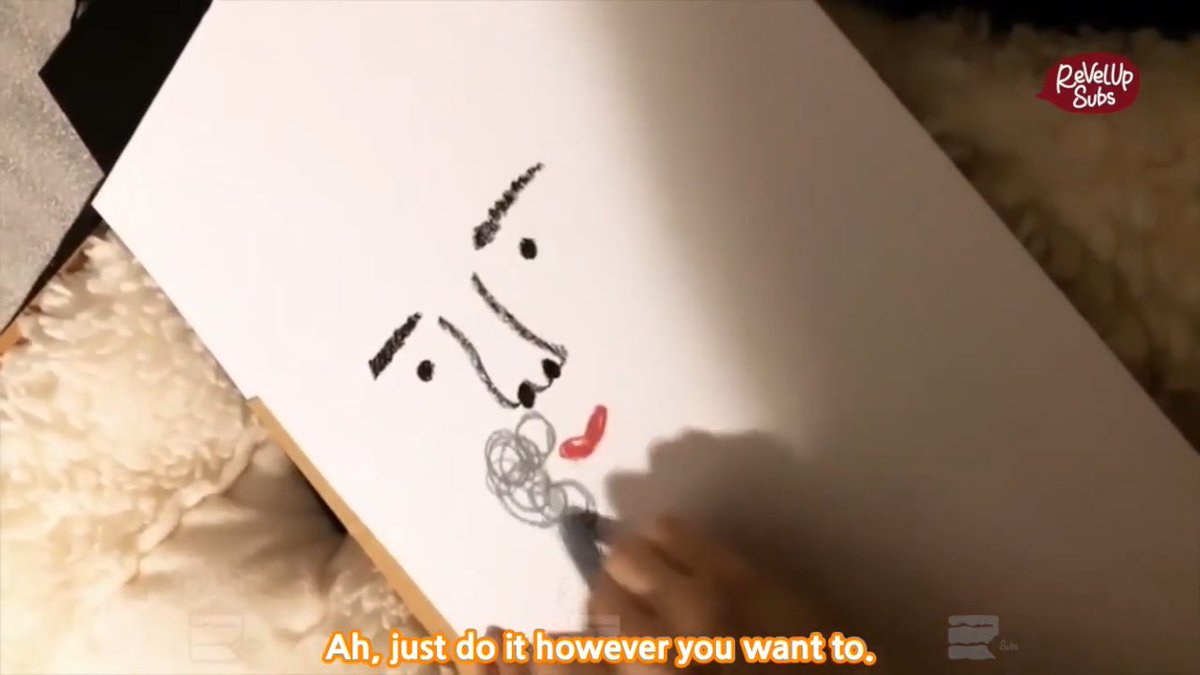 Seulgi never forgets to encourage Irene whenever they draw something together