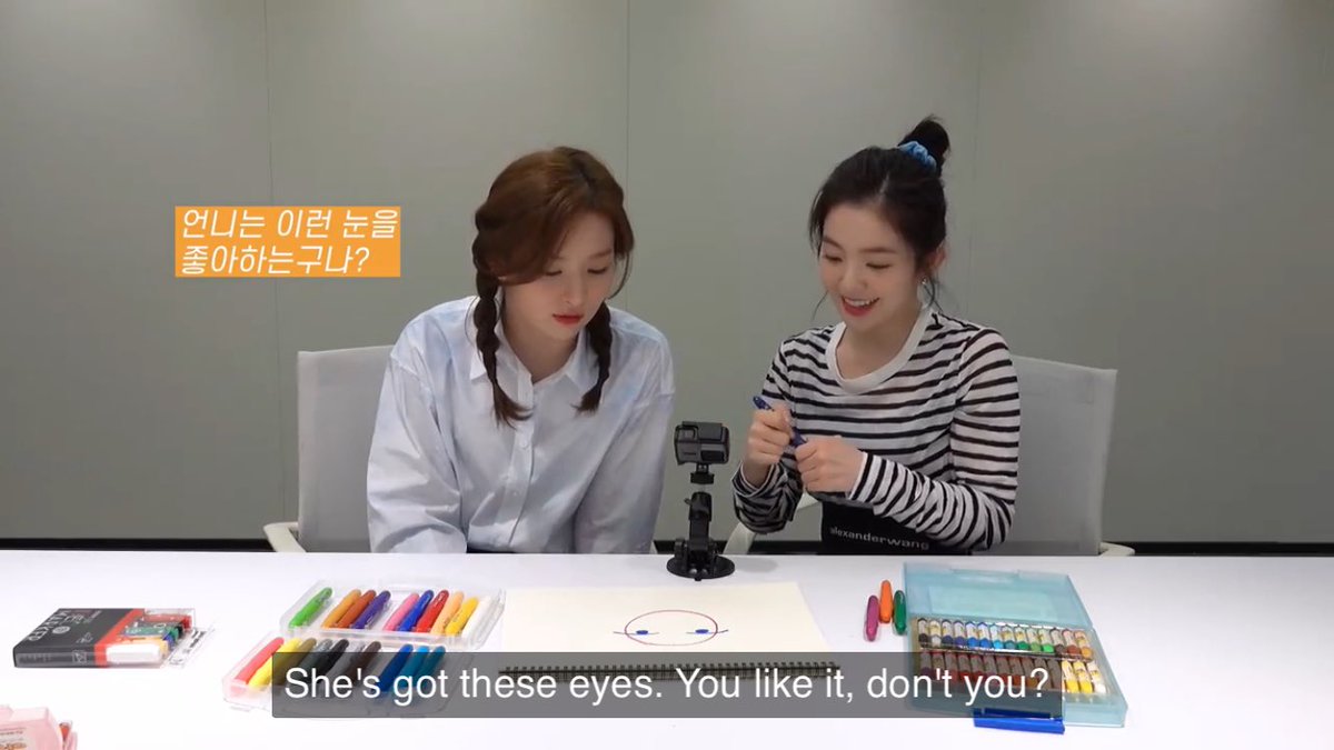 Seulgi compliments Irene a lot