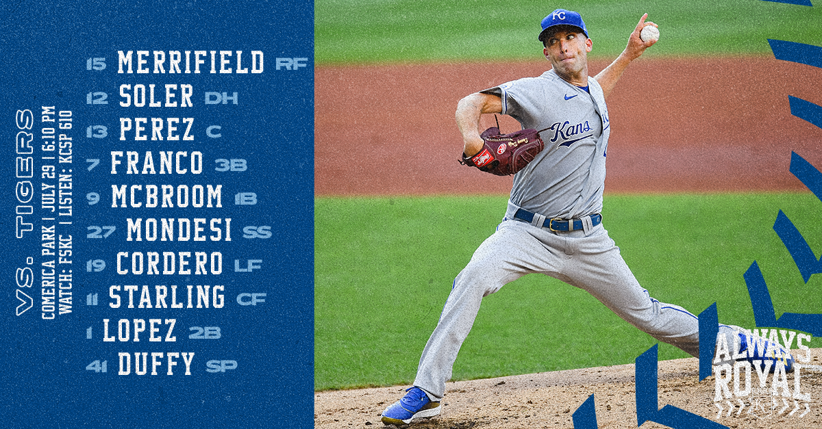 Royals's tweet photo. #DuffDay in Detroit.
#AlwaysRoyal https://t.co/yaIEGBTMhu