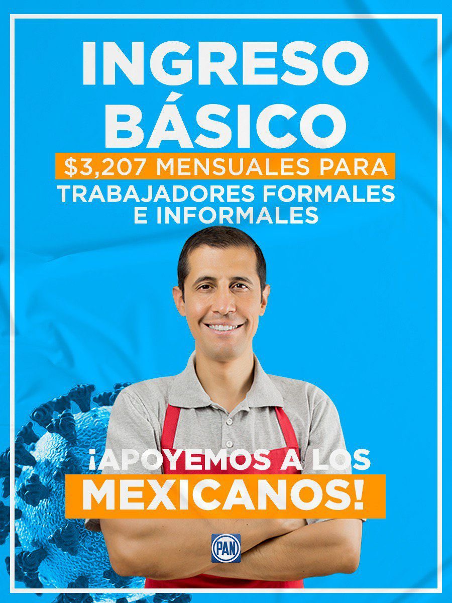PAN_BajaCal's tweet photo. A Morena no le importa la economía en esta crisis, sus prioridades están en permanecer en el poder. En el PAN, proponemos un #IngresoBásicoUniversalYA para apoyar a las familias mexicanas que han perdido su empleo e ingreso. ¡Apoyemos a los mexicanos! https://t.co/RObOEJA1YU