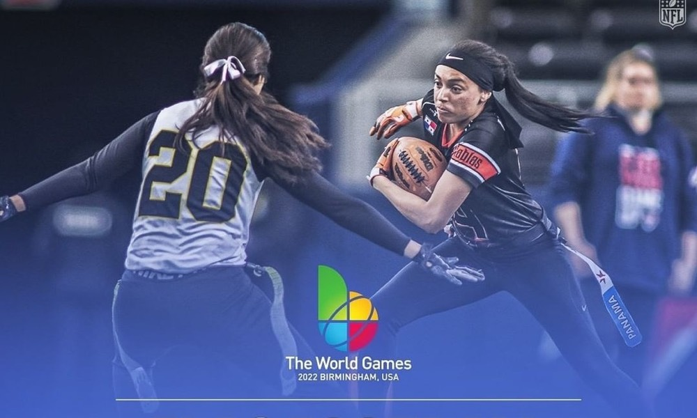 SOBRE EL FLAG FOOTBALL EN <a href="/TWG2022/">The World Games 2022 Birmingham</a>:

- Participarán 16 equipos. Clasificarán los 7 países mejor rankeados en Varonil y Femenil tras el próximo Mundial (2021). Si no se juega, se toman en cuenta los resultados de 2018 [🇺🇸 preclasificado]

+ Información: bit.ly/3jRLAjH