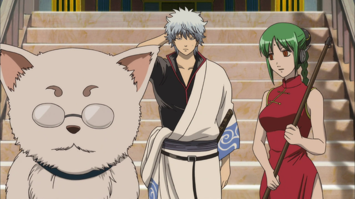 This makes for some really great moments, wether it's in the Kintama arc, when she and Sadaharu are the only ones that remember Gintoki, and she reminds Gintoki that he is irreplaceable and motivates him to fight back...
