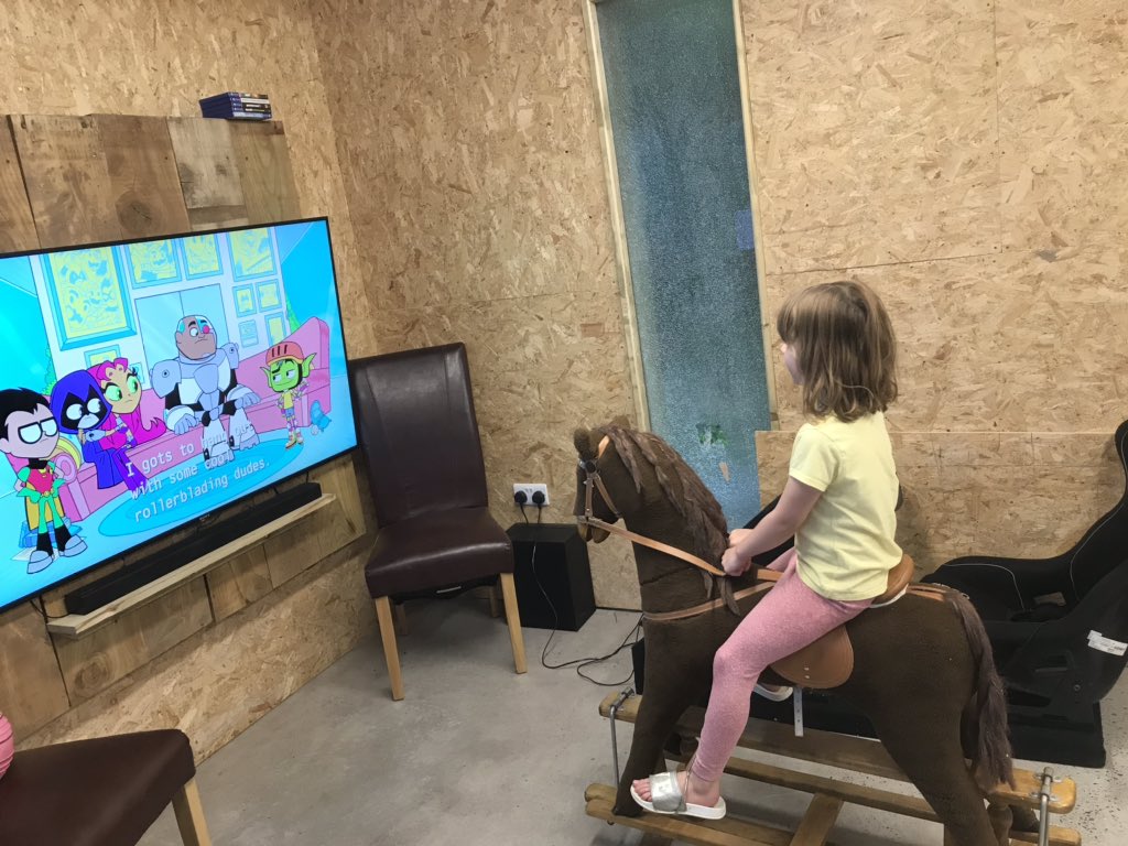 Best of both tonight working on finalising few final design tweeks on the <a href="/plus_inno/">Inno plus</a> air scrubbing system with <a href="/jfmckennaltd/">JF McKenna Ltd</a> while the eldest daughter watches tv while riding her horse. <a href="/Knightsconcrete/">Knights Construction Group</a> <a href="/Powell_Ltd/">Powell & Co Construction Ltd</a>