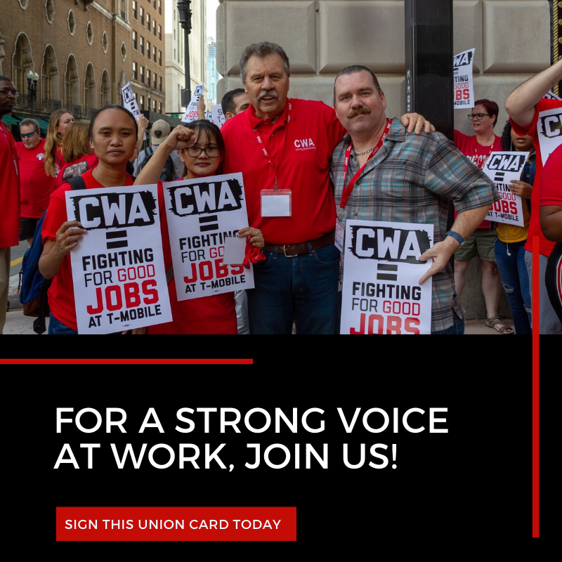 Speaking out for safety and job security is as important as ever. For a strong voice at work, join us! Sign this union card today and share it with your coworkers. tiny.cc/joincwa