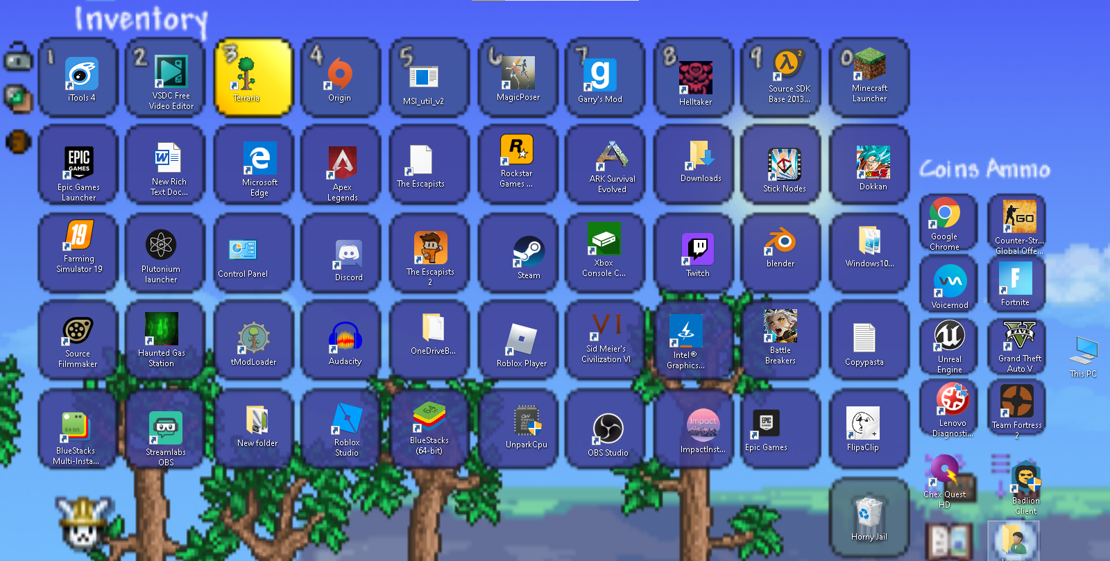 R Terraria My Desktop Backround T Co 2dojr6djm8 T Co Peldkcahen Twitter