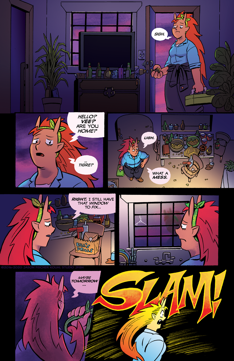 terraflatscomic's tweet photo. TERRA FLATS CH 3 PG 25

#terraflats #ponyandvee #webcomics #comics #jasonfischerkouhi #studiojfish https://t.co/PHIPRzz2ti