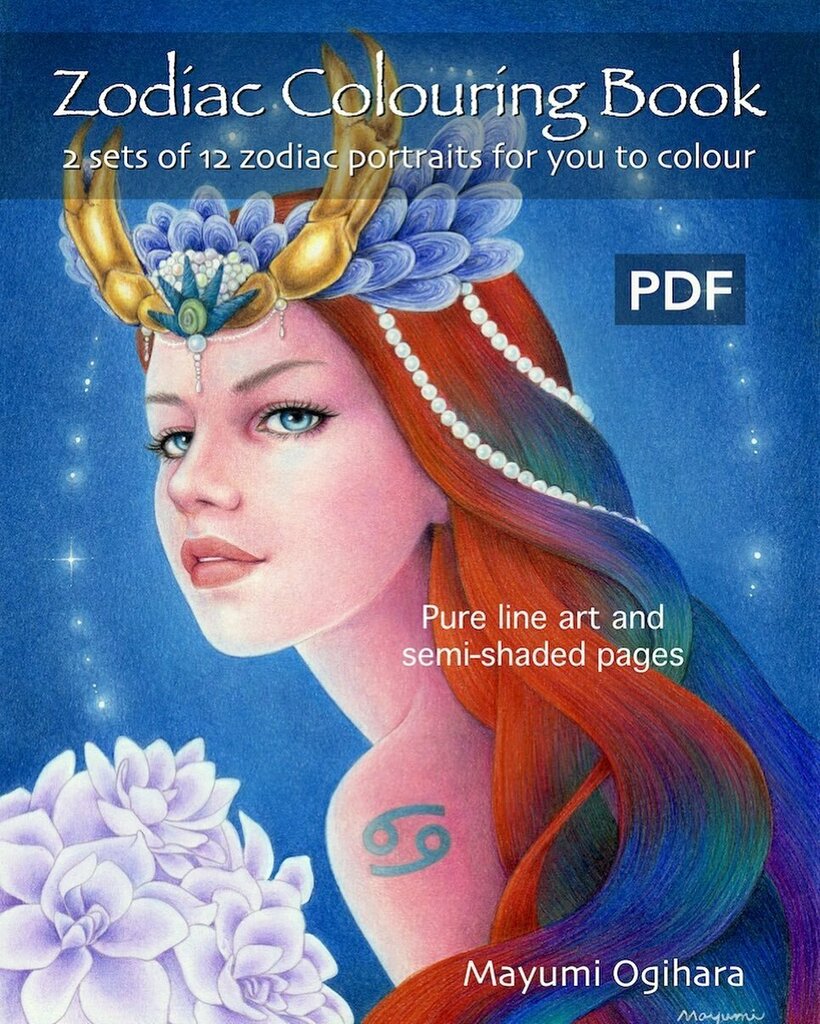 My Zodiac colouring book is all set to be published on Etsy tomorrow. To celebrate this special occasion I’m having an event on Facebook and giving away a PDF copy of this book. You can go to the event from the link in bio. If there are more than 100 entries I will add anoth…