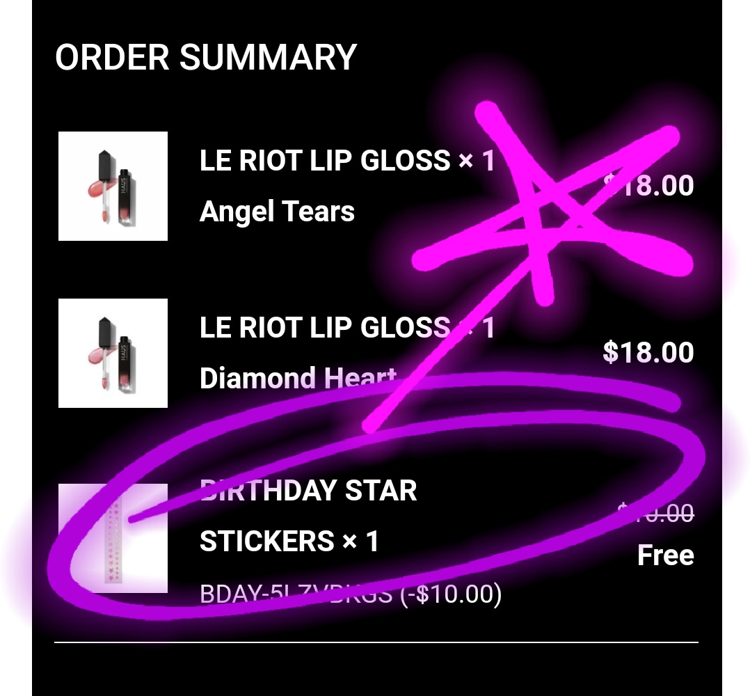 SoulOfaRose1's tweet photo. Birthday Dazzle Star Stickers π€©π€π
Thank you π€ππ€ @hauslabs @face_lace @ladygaga and #sarahtannomakeup π
Xo
#birthdaysurprise #facelace #hauslaboratories #phylliscohen #DazzleStars πΉπ https://t.co/ntGImkdPfM