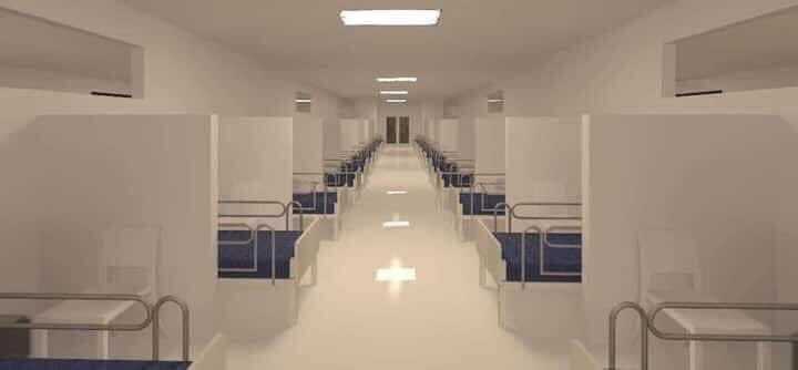 Cnajera12's tweet photo. Los “olanchitos” dicen que este nuevo centro de atención primaria para #COVIDー19 les costó 2.5 millones de Lempiras y le acuñan la frase “cuando no se roba, el dinero ajusta”. https://t.co/xySF5TnoFj