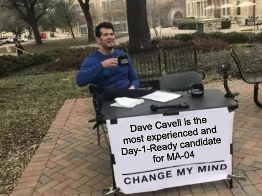 Students4Cavell's tweet photo. 4th grade public school teacher in the South Bronx? Member of New York @UFT Union? Speechwriter for Deval Patrick &amp; the Obamas? Asst. Attorney General &amp; senior advisor to @MassAGO? Part of 50+ lawsuits against the Trump Administration? @DavidFCavell is your MAN for #MA04! #mapoli https://t.co/5qLIUgvdPW