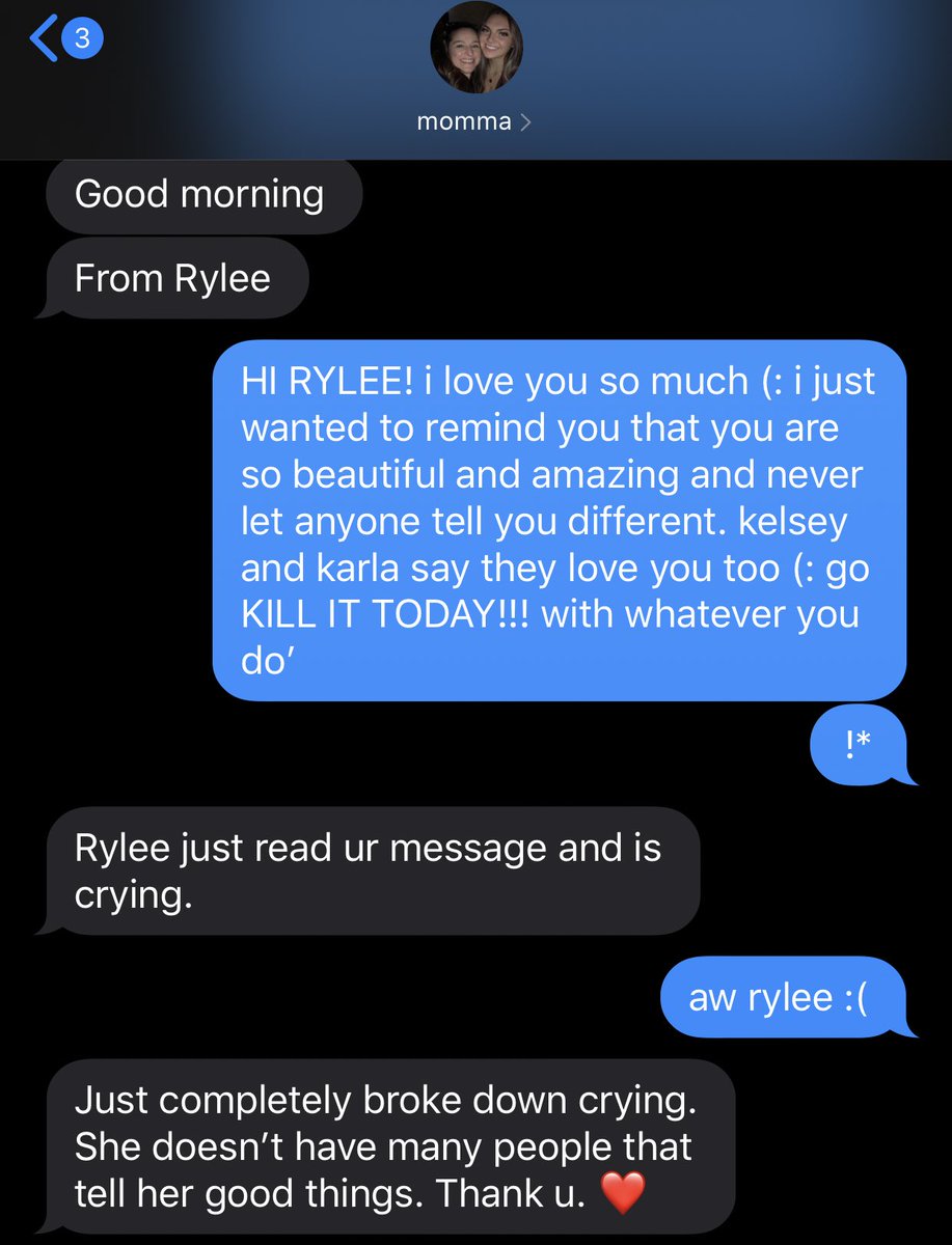 megyn_bill's tweet photo. here’s your daily reminder to PLS be kind to everyone. my 8 yr old sister is on the autism spectrum and gets bullied/made fun of because she’s “weird”. this shit breaks my heart. raise your kids with respect. you NEVER know what goes on behind the scenes. https://t.co/nTxwFlnehB