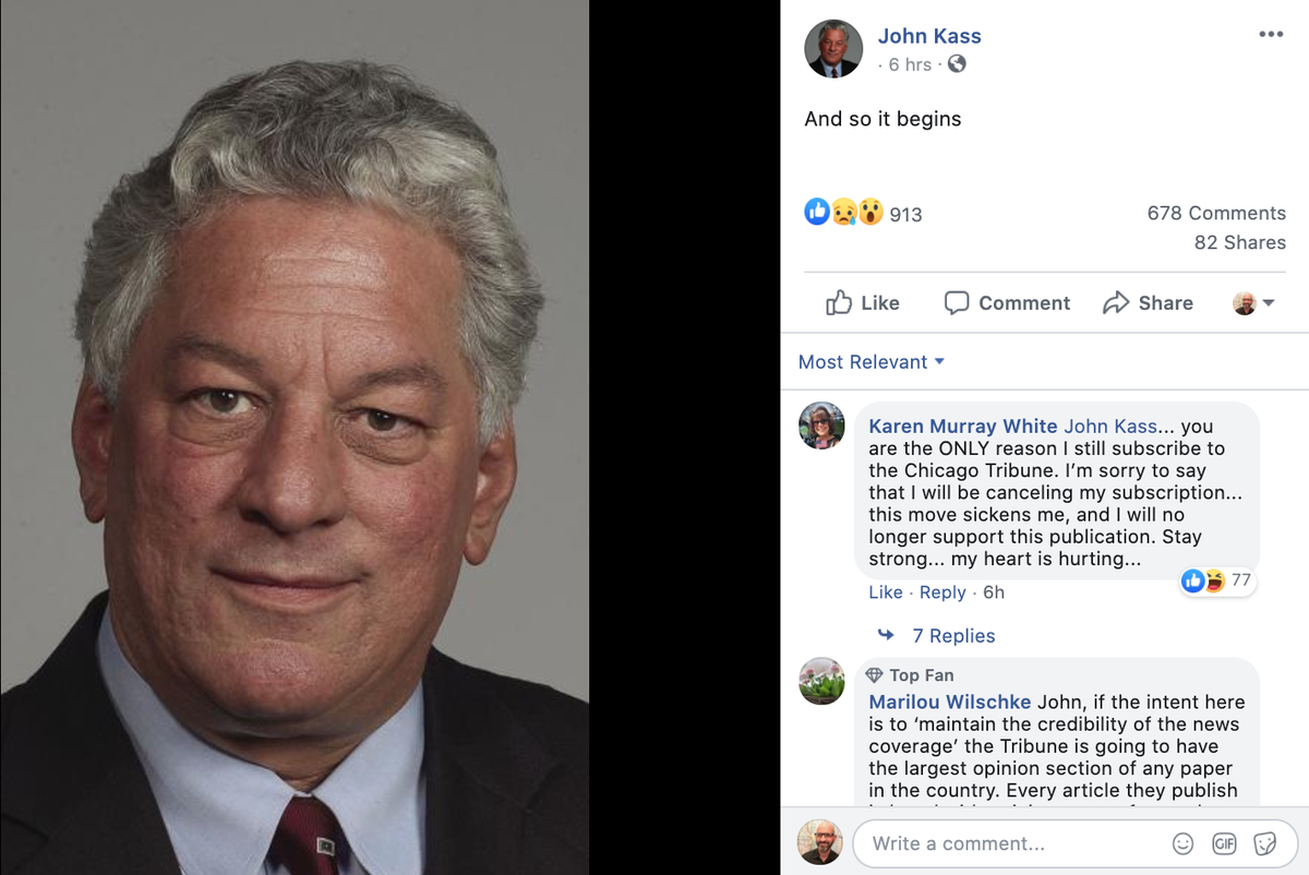 Kass, for one, didn't seem to buy McMahon and McQueary's claims that his being bumped off P.2 had nothing to do with the Soros piece backlash, as implied by this pity party he held for himself on Facebook in the wake of the announcement. More on that in his new column.