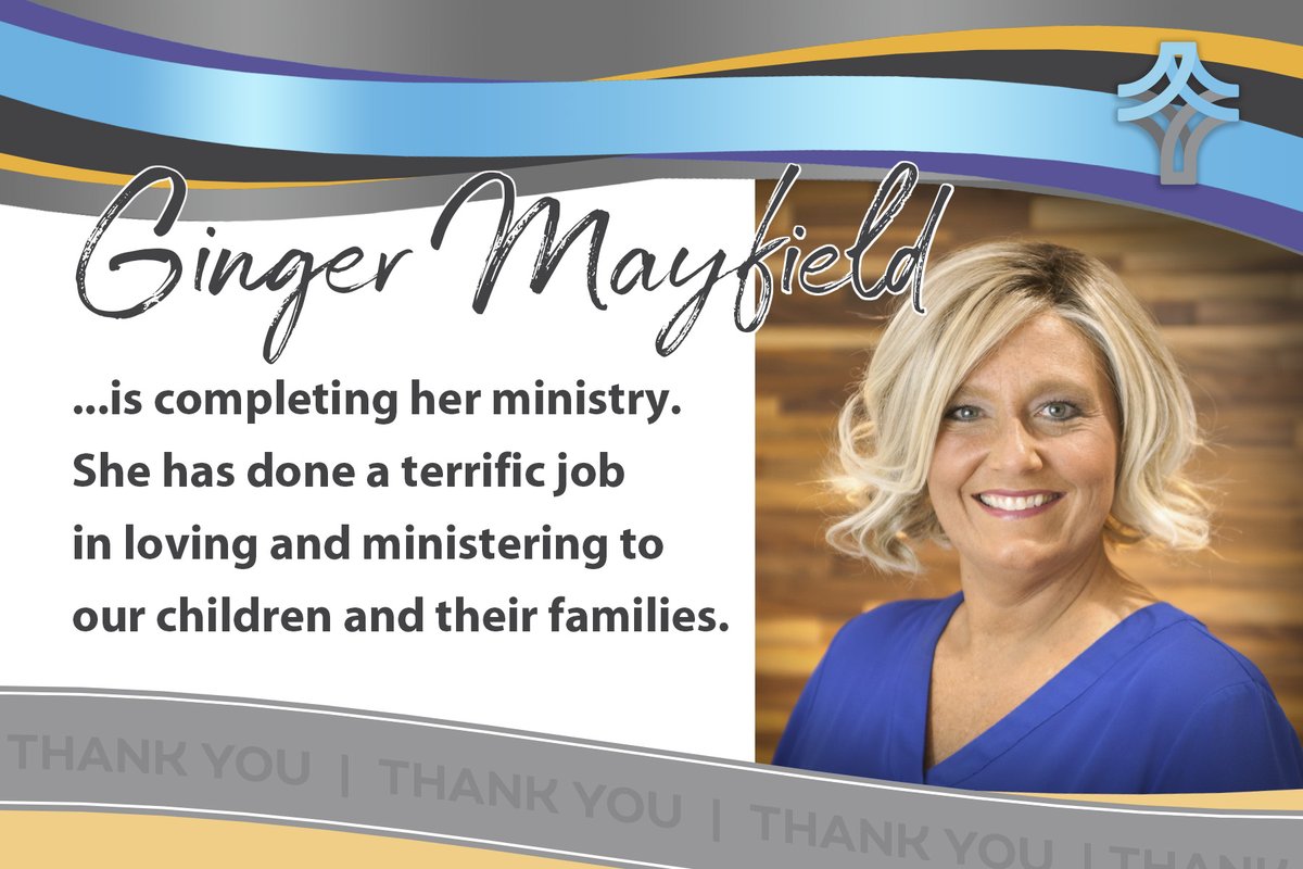 FBCOWB's tweet photo. Ginger Mayfield is completing her ministry. Ginger has served First Baptist Church in two different capacities. She initially served as the Preschool Director/Coordinator/ Minister and most recently as the Interim Minister to Children. https://t.co/UlaMwLbnxd