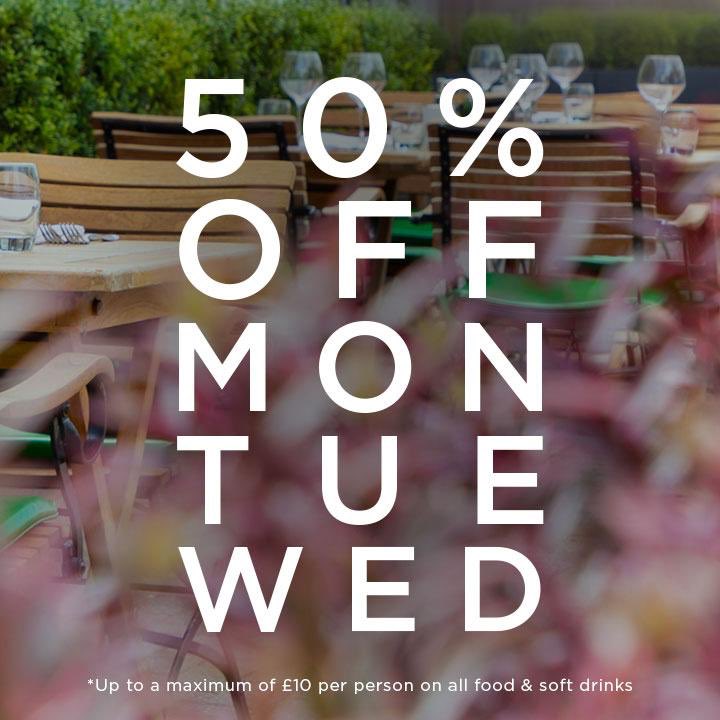 We are excited to announce that we will be taking part in the ‘Eat out to help out’ Scheme from Mon 3rd Until Mon 31st August!

Dine with us Mon-Wed each week in August and receive 50% discount on food and non-alcoholic drinks, up to the maximum value of £10.00pp

BOOK NOW 📲