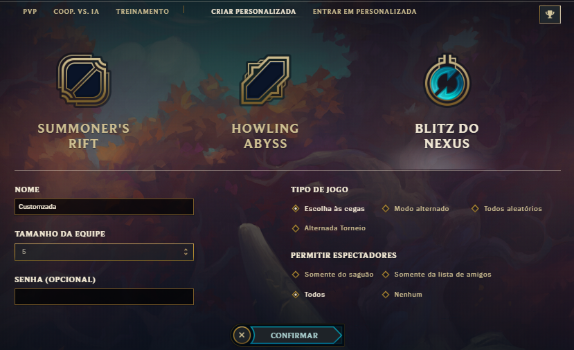 Fim da escolhas a cegas e novo modo no LoL