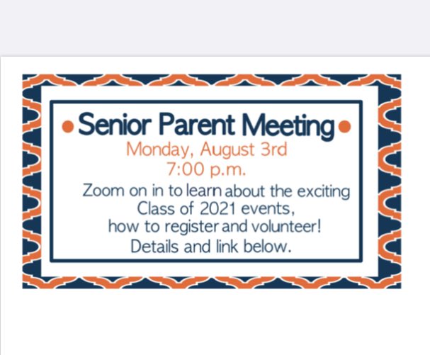 Wakeland Senior Parent Group 
Zoom. 

Time: Aug 3, 2020 07:00 CT
Join from PC, Mac, Linux, iOS or Android: Region10.zoom.us/j/4696336020
 
If joining via telephone dial:  408-638-0968 or 646-876-9923 or 669-900-6833 and enter the meeting ID when prompted.

Meeting ID: 469 633 6020