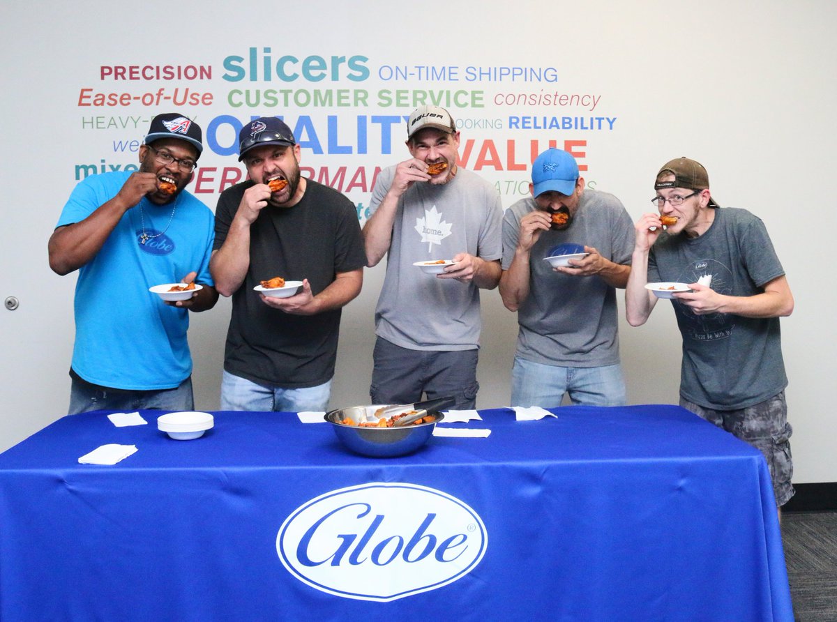 globefoodequip's tweet photo. Happy #NationalWingDay! While we're still social distancing, we're looking back on wings shared with friends. #throwback #wingeatingcontest #globecooking #globefryers https://t.co/WoqgCxtV2j